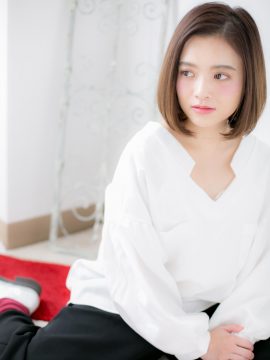 クール＆エレガンス♪前下がり大人ボブa